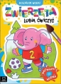 Koloruję wodą! Zwierzęta lubią ćwiczyć. Malowanka wodna - Anna Podgórska