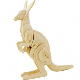 Puzzle drewniane 3D Kangur
