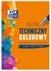 Blok techniczny A4/10k - kolorowy (400093230)
