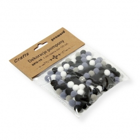 Dekoracje pompony 1cm 120szt