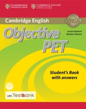 Objective PET Student's Book with Answers with CD-ROM with Testbank - Hashemi Louise, Thomas Barbara 