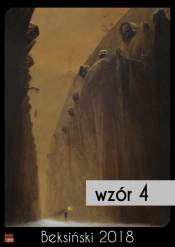 Kalendarz 2018 z reprodukcjami prac Beksińskiego wzór4