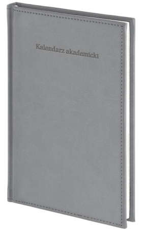 Kalendarz akad. 2026/2027 A5 tyg. Vivella szary