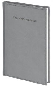 Kalendarz akad. 2026/2027 A5 tyg. Vivella szary