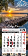Kalendarz 2026 jednodzielny mini - Mazury
