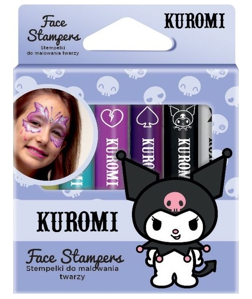 <img src='https://webimage.pl/pics/508/4/d5907360014508.png' style='height:440px' /> Coolpack, Stempelki do twarzy - Kuromi, 6 kolorów (14508PTR)