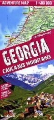 Gruzja Laminowana mapa samochodowo-turystyczna