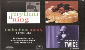 3 Originals - Brilliant Corners & Mulligan Meets Monk & 5 By Monk By 5 (2CD Remastered) (Digipack) (*)