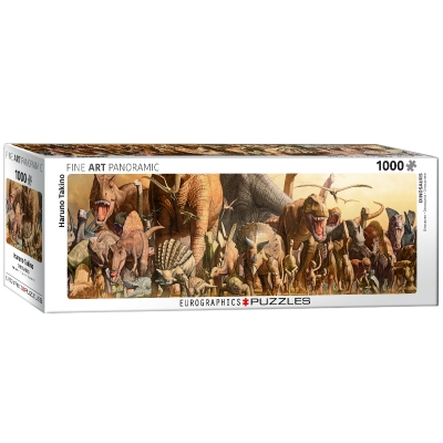 Puzzle 1000 panoramic Dinosaurs by Haruo Takino 6010-4650