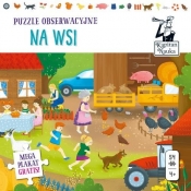 Puzzle 54: Kapitan Nauka Puzzle obserwacyjne. Na wsi. 4+ (Uszkodzona okładka)