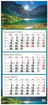 Kalendarz 2015 Trójdzielny Jezioro