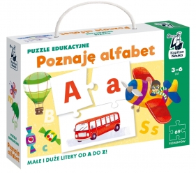 Kapitan Nauka. Puzzle edukacyjne 69: Poznaję alfabet