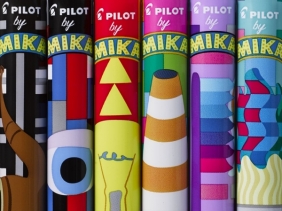 Pióro kulkowe Pilot V5 Hi-Tecpoint Mika fiolet Edycja limitowana (BX-V5-V-MKF)