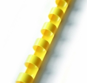 Grzbiety do bindowania Argo A4 - żółty śr. 3,8 cm (405386)