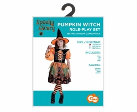 Zestaw dla dzieci Dyniowa Czarownica rozm. 110/120