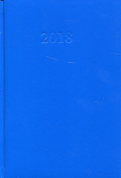 Kalendarz 2018 KK-A5D książkowy niebieski