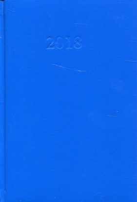 Kalendarz 2018 KK-A5D książkowy niebieski