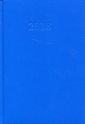 Kalendarz 2018 KK-A5D książkowy niebieski