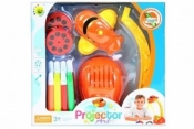 Projektor plastikowy z akcesoriami