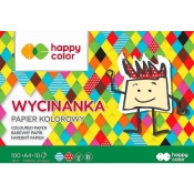Blok Happy Color Wycinanka A4, 10 arkuszy, kolorowy (HA 3710 2030-A10)