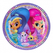 Talerzyki 23 cm Shimmer & Shine 8 sztuk (9902152)