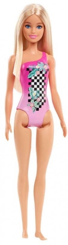 Lalka Barbie Plażowa w różowym kostiumie (DWJ99/HDC50)
