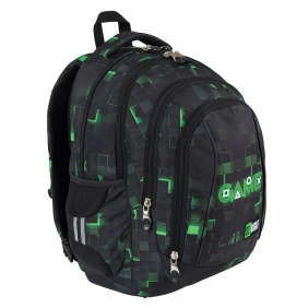 Plecak 4 komorowy 17" - Green Game