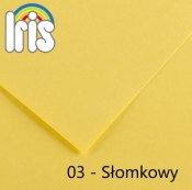 Karton iris A4 185g 50ark.03-słomkowy 200040154