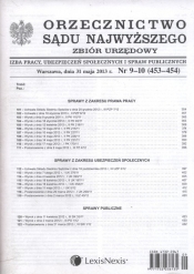 Orzecznictwo Sądu Najwyższego zbiór urzędowy 9-10/2013