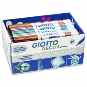 Fila, pisaki Giotto Decormetal - 24 szt.