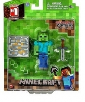 Minecraft - Zombie + akcesoria