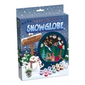 Zestaw do tworzenia obrazów z drewna - Kula śniegu