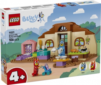 LEGO Bluey szkoła z Ryżykiem i Blue 11221