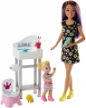 Barbie Opiekunka dziecięca zestaw FJB01 (FHY97/FJB01)