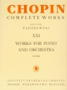 Chopin Complete Works XXI Utwory na Fort I Orkiestrę