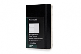 Kalendarz Moleskine 12M Tydzień+Notatki P (9x14cm) - <br />