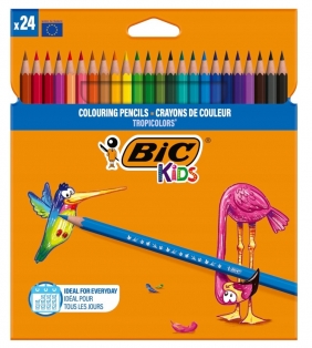 Kredki ołówkowe - Tropicolor, 24 sztuki