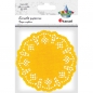 Serwetki papierowe okrągłe 11,5cm/35 szt. - żółte (414549)