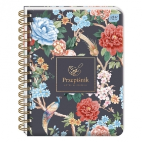 Przepiśnik Flowers A5/240k, kropki/tagi (452520)