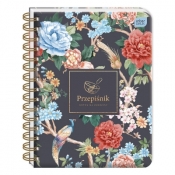 Przepiśnik Flowers A5/240k, kropki/tagi (452520)