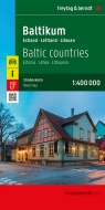 Mapa Kraje Bałtyckie 1:400 000 Opracowanie zbiorowe