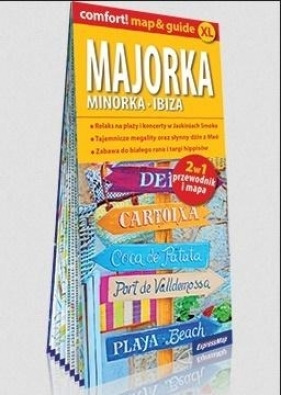 Comfort! map&guide XL Majorka, Minorka, Ibiza 2w1 - Opracowanie zbiorowe