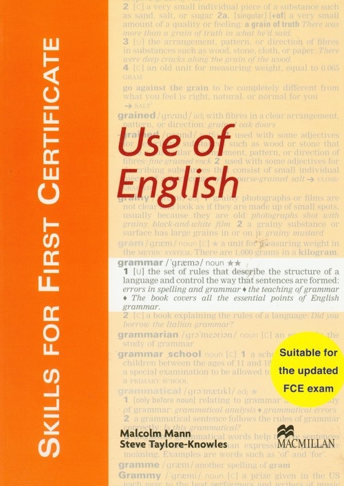 Skills for first certificate Use of English