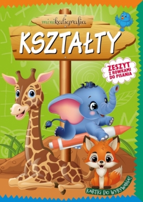 Minikaligrafia. Kształty. Zeszyt z rowkami do pisania - Opracowanie zbiorowe