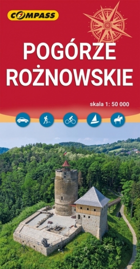 Pogórze Rożnowskie. Mapa turystyczna w skali 1: 50 000 - Opracowanie zbiorowe