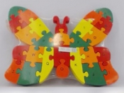 Puzzle drewniane motyl