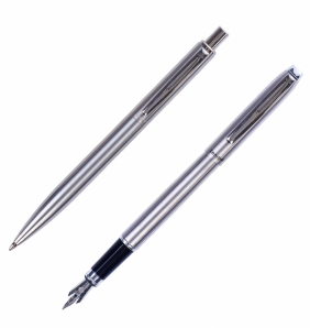 Komplet Zenith Omega Silver: pióro wieczne + długopis