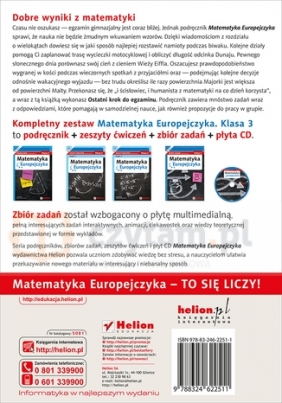 Matematyka Europejczyka. Podręcznik dla gimnazjum. Klasa 3 - Ewa Madziąg, Małgorzata Muchowska