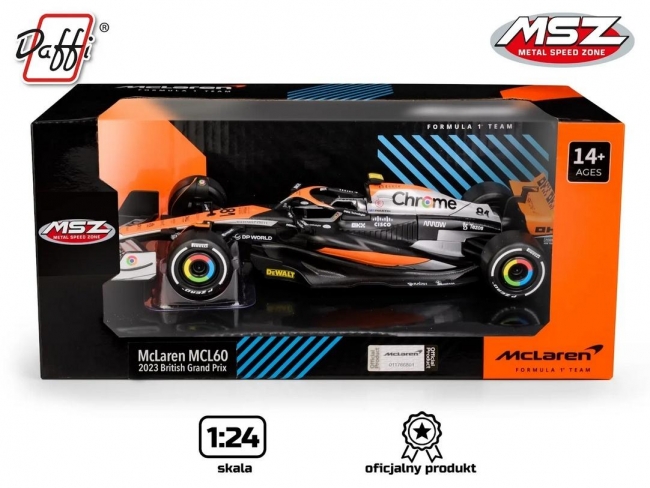 McLaren MCL60 2023 British Grand Prix srebrny