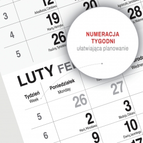 Kalendarz trójdzielny spirala - Ogród